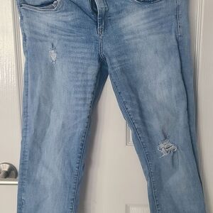 Blank NYC Light Blue Ripped Skinny Jeans